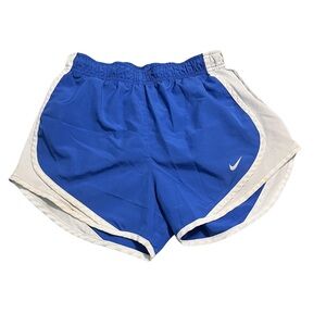 Nike Women’s Royal Blue Athletic Shorts with White Trim